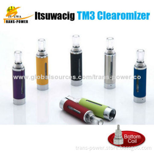 Best Quality Evod Clearomizers/Rechargeable MT3 Atomizers, 1.6mL, Colorful Tube, Bottom Coil